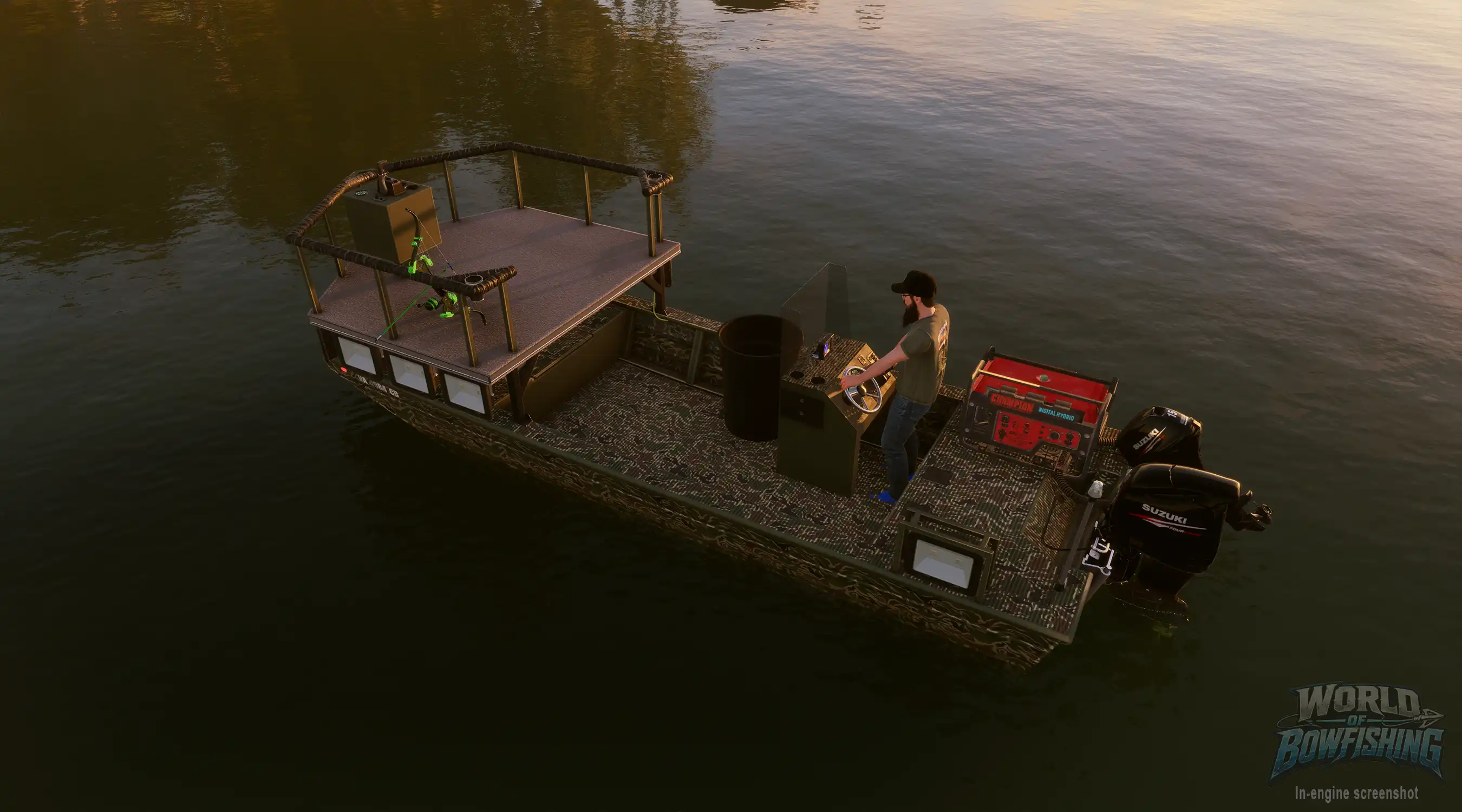 Bowfishing Rig — Aerial Overview